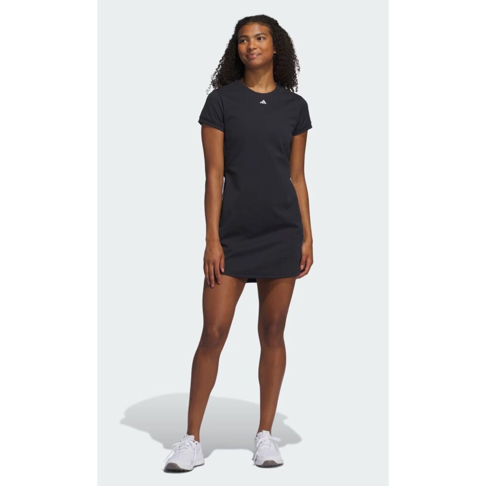 Adidas Ultimate365 TWISTKNIT Dress w/ Shorts - L - Black - NWT